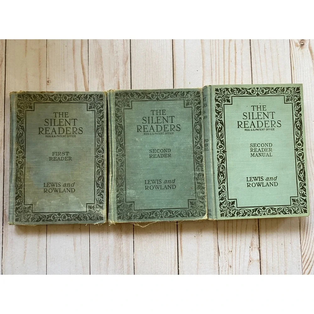 Lot Set of 3 The Silent Readers First Second and Second Manual 1924 & 1925